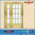 JK-SS9013 design de uma porta e meia com porta de vidro de aço inoxidável